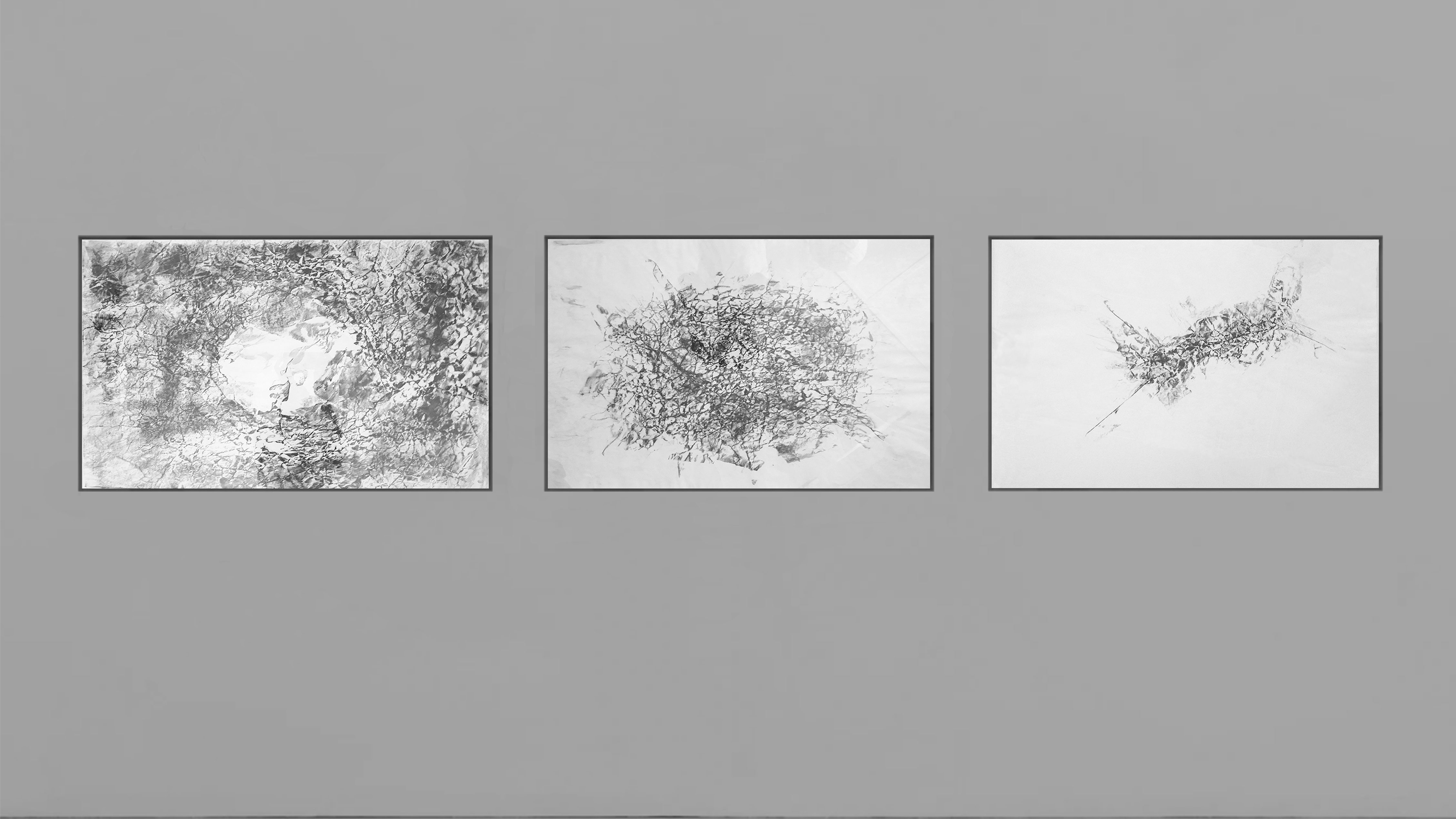 Moons (2024), graphite on paper, 42 x 59cm